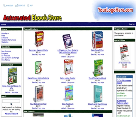 Product picture New Turnkey eBook Store Script With 100 Products Include 